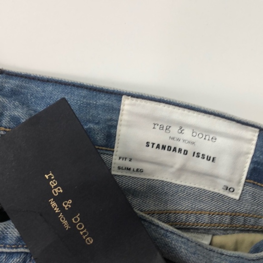 SOLD NWT Rag & Bone Standard Issue Fit 2 Slim Jean - Picture 4 of 7